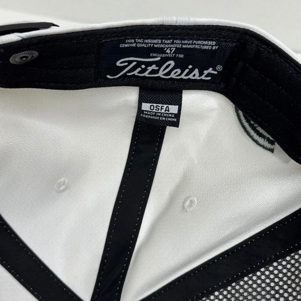 Titleist Michigan State Spartans Golf Hat White Adjustable Strapback '47 Brand